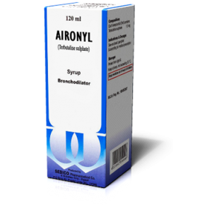 Aironyl 1.5 mg / 5 mL ( terbutaline sulfate ) syrup 120 ml